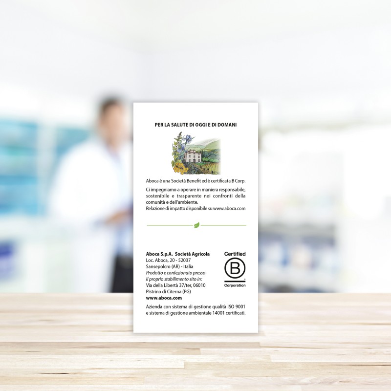 Packaging del prodotto Aboca Ruscoven Plus Integratore per Microcircolo 50 Capsule da 500mg