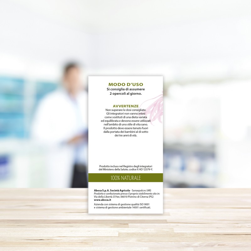 Visualizzazione chiara di Aboca Echinacea Concentrato Totale 50 Opercoli Integratore Difese Immunitarie Visualizzazione chiara di Aboca Echinacea Concentrato Totale 50 Opercoli Integratore Difese Immunitarie