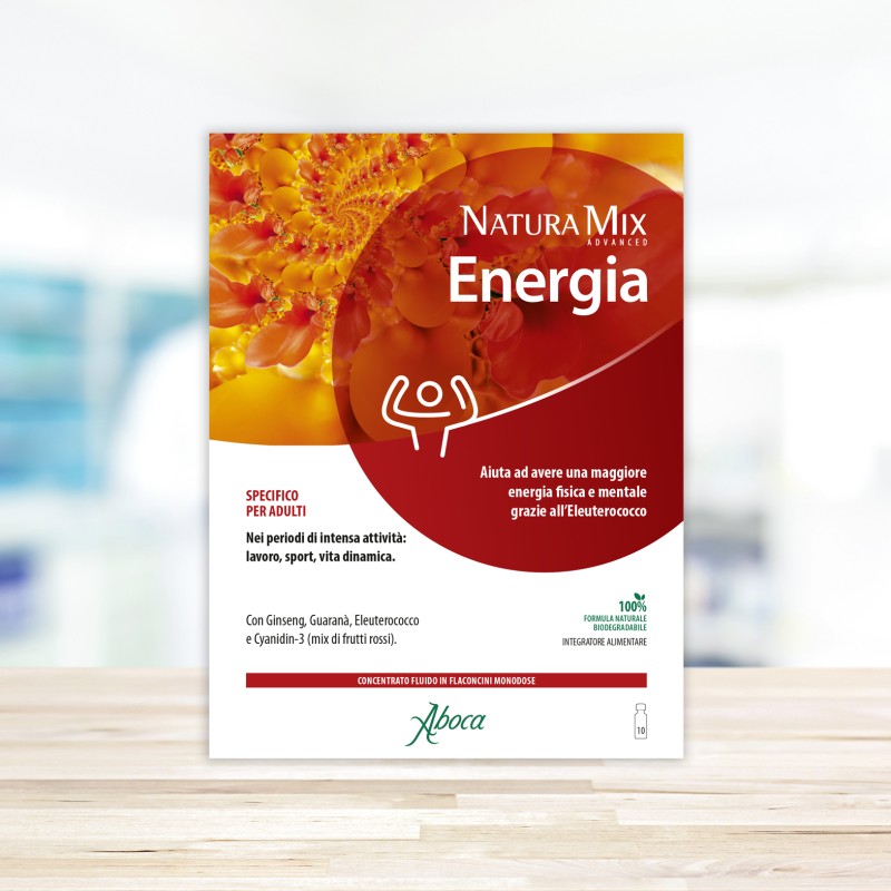 Immagine reale di Aboca Natura Mix Advanced Energia 10 Flaconcini Energizzanti Immagine reale di Aboca Natura Mix Advanced Energia 10 Flaconcini Energizzanti