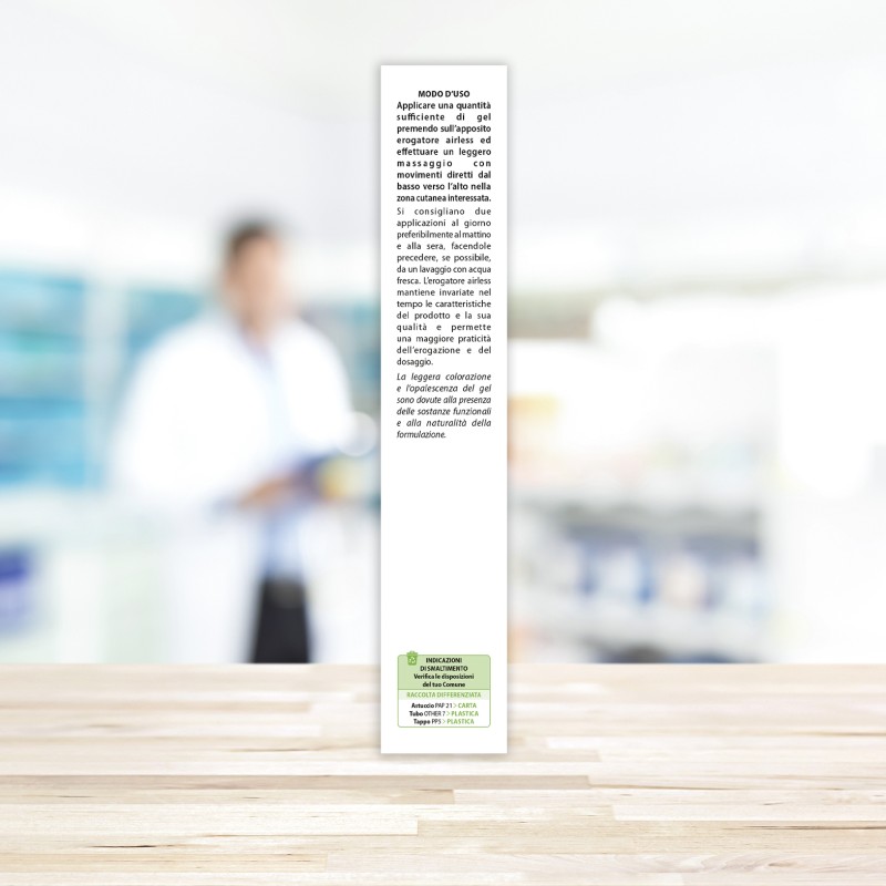 Confezione commerciale di Aboca Ruscoven Bio Gel Benessere Gambe 100ml Confezione commerciale di Aboca Ruscoven Bio Gel Benessere Gambe 100ml