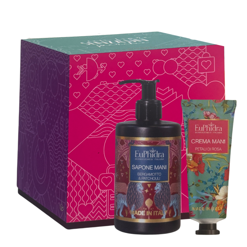 confezione Euphidra Un Fiore Senza un Perchè con Crema Mani 50ml + Sapone Mani 200ml confezione Euphidra Un Fiore Senza un Perchè con Crema Mani 50ml + Sapone Mani 200ml