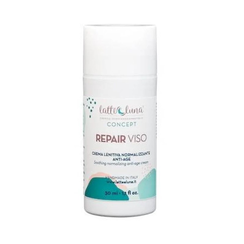Foto ravvicinata di Latte & Luna Bio Concept Repair crema anti-age lenitiva per pelle sensibile 30ml