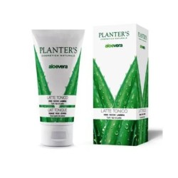 Presentazione grafica di Planter's Aloe Vera Latte Tonico Occhi/Labbra detergente delicato per viso, occhi e labbra 200ml