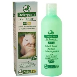 Dettaglio del packaging di Ardes Gel Detergente&Tonico Biologico per Detersione e Tonificazione Viso 250ml