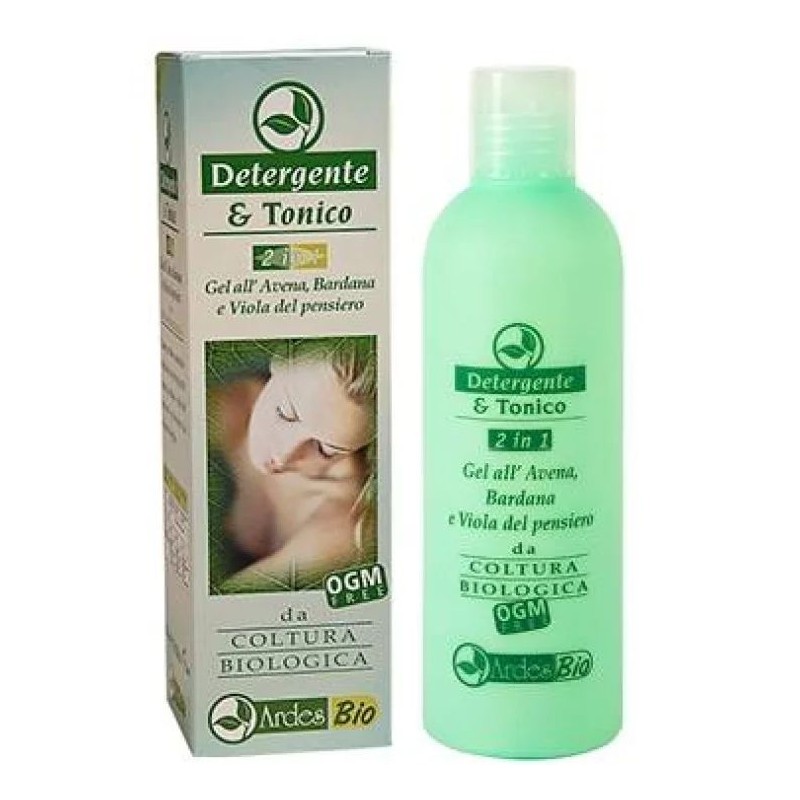 Dettaglio del packaging di Ardes Gel Detergente&Tonico Biologico per Detersione e Tonificazione Viso 250ml Dettaglio del packaging di Ardes Gel Detergente&Tonico Biologico per Detersione e Tonificazione Viso 250ml