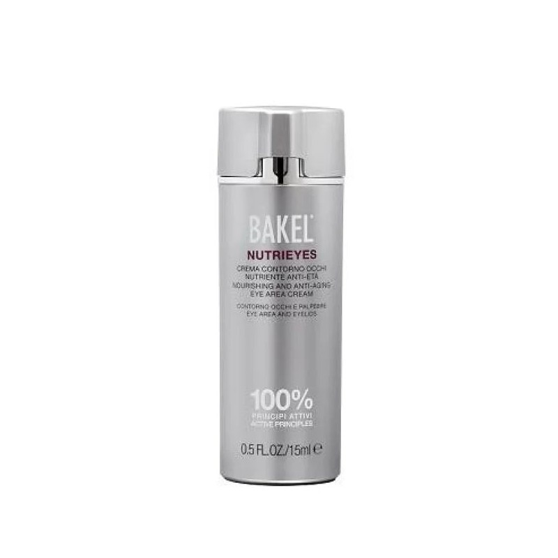 Foto esplicativa di Bakel Nutrieyes crema contorno occhi anti-età per rughe e idratazione 15ml