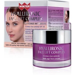 Foto della confezione di Winter Hyaluronic Face Lift Complex crema antietà con acido ialuronico e SPF 10 50ml