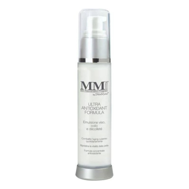 Pack ufficiale del prodotto MM System Ultra Antioxidant Formula emulsione antietà per viso, collo e décolleté 51ml