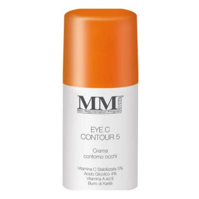 Foto esplicativa di MM System Eye C Contour 5 crema contorno occhi antirughe 30ml