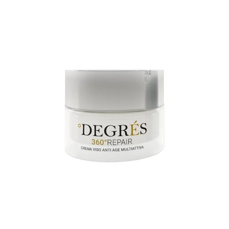Foto ravvicinata di Degrès Crema Antiage rimpolpante antiossidante per viso e collo 50ml