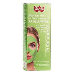 Packaging del prodotto Winter Maschera Viso Purificante Argilla Verde per Pelle Grassa 75ml – Purifica e Opacizza Packaging del prodotto Winter Maschera Viso Purificante Argilla Verde per Pelle Grassa 75ml – Purifica e Opacizza