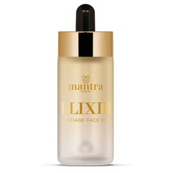 Foto esplicativa di Mantra Cosmetics Elixir Antiage Face Oil olio viso antiage rimpolpante 30ml Foto esplicativa di Mantra Cosmetics Elixir Antiage Face Oil olio viso antiage rimpolpante 30ml