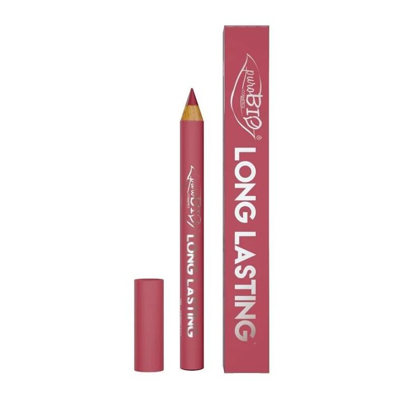 Immagine reale di Purobio Cosmetics Matitone Rossetto Long Lasting 013L Lampone per Labbra Perfette 3g Immagine reale di Purobio Cosmetics Matitone Rossetto Long Lasting 013L Lampone per Labbra Perfette 3g