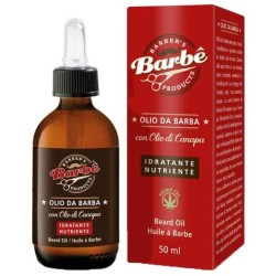 Scatola integra del prodotto Barbe Olio da Barba idratante e nutriente per barba morbida 50ml