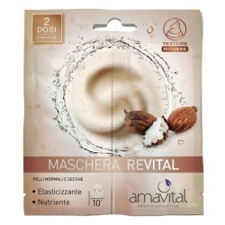 Scatola originale del prodotto Oficine Cleman Amavital Maschera Revital Viso elasticizzante e nutriente 2x7ml