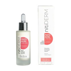 Foto della confezione di Ardes Nitiderm Photo Aging Control Serum siero viso antiage SPF50+ protezione solare 30ml Foto della confezione di Ardes Nitiderm Photo Aging Control Serum siero viso antiage SPF50+ protezione solare 30ml