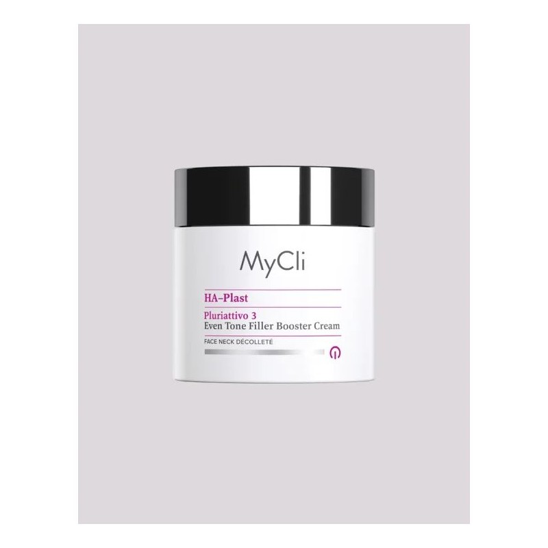 Confezione sigillata di MyCli HA Plast Pluriattivo 3 Crema Filler Uniformante per Pelle Compatta e Idratata 50ml