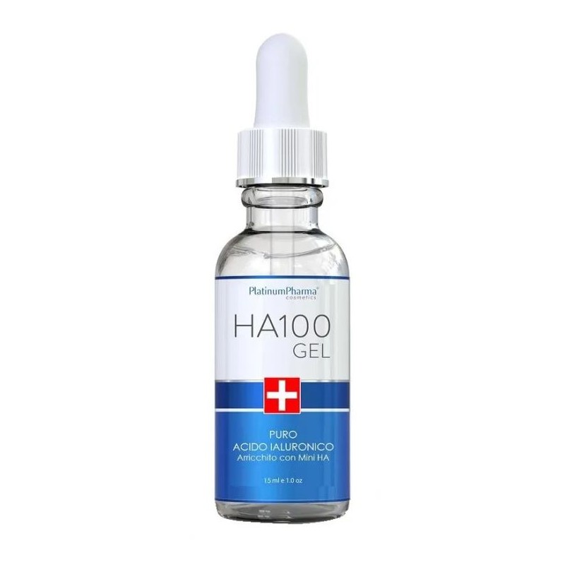 Primo piano di E.f.a.s Ha100 Gel Acido Ialuronico trattamento anti-età viso 15ml Primo piano di E.f.a.s Ha100 Gel Acido Ialuronico trattamento anti-età viso 15ml