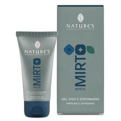 Packaging integro del prodotto Nature's Note di Mirto Gel viso e dopobarba idratante e lenitivo 50ml