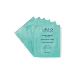 Scatola integra del prodotto Miamo Ultra Calming Masque maschera lenitiva idratante per pelle sensibile 6x10ml