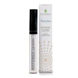 Scatola originale del prodotto Nature's Narciso Nobile Lip Gloss volumizzante trasparente per labbra naturali 3ml Scatola originale del prodotto Nature's Narciso Nobile Lip Gloss volumizzante trasparente per labbra naturali 3ml
