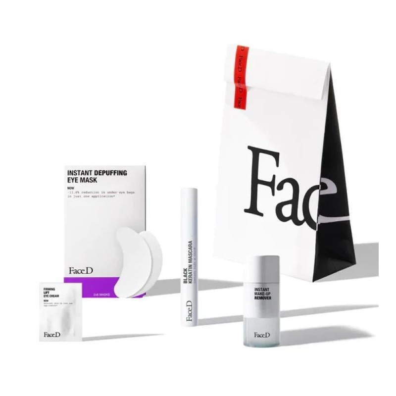 Foto ravvicinata di Face D Full Eyes Essentials Kit per Cura Completa Occhi 4 Prodotti Foto ravvicinata di Face D Full Eyes Essentials Kit per Cura Completa Occhi 4 Prodotti