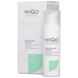 Presentazione grafica di Wiqo Balancing Crema Viso Seboregolatrice per Pelli Grasse e Impure 30ml Presentazione grafica di Wiqo Balancing Crema Viso Seboregolatrice per Pelli Grasse e Impure 30ml