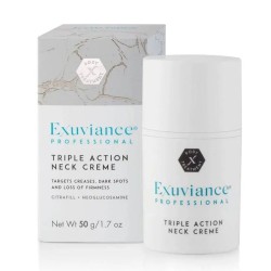 Immagine della scatola di Exuviance Triple Action Neck Cream crema lifting collo e décolleté 50 g Immagine della scatola di Exuviance Triple Action Neck Cream crema lifting collo e décolleté 50 g