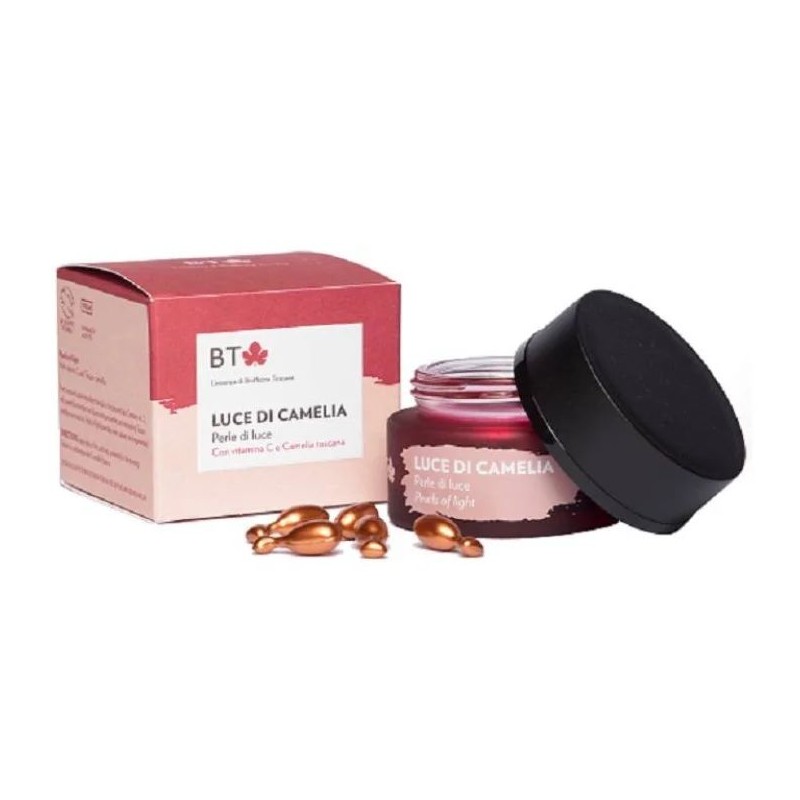 Primo piano di BT Perle di Luce trattamento illuminante viso con Vitamina C 14 perle monodose Primo piano di BT Perle di Luce trattamento illuminante viso con Vitamina C 14 perle monodose