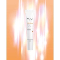 Packaging del prodotto Mycli C-Recharge Contorno Occhi energizzante antiossidante per borse e stanchezza 15ml Packaging del prodotto Mycli C-Recharge Contorno Occhi energizzante antiossidante per borse e stanchezza 15ml
