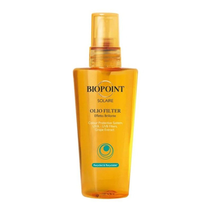 Confezione commerciale diBiopoint Olio Filter Capelli olio protettivo per capelli lucenti 100ml Confezione commerciale diBiopoint Olio Filter Capelli olio protettivo per capelli lucenti 100ml