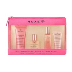 Pack ufficiale del prodotto Nuxe Trousse Voyage Prodigieux Floral 2024 kit viso e corpo travel size per idratazione e profumo Pack ufficiale del prodotto Nuxe Trousse Voyage Prodigieux Floral 2024 kit viso e corpo travel size per idratazione e profumo