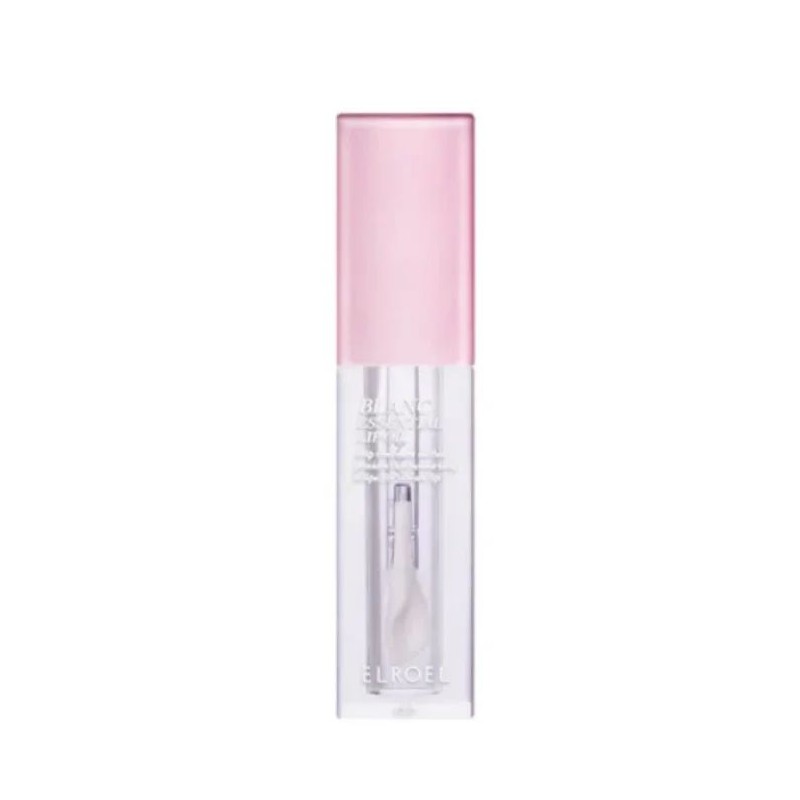 Dettaglio del packaging di Elroel Blanc Essential Olio Labbra idratante volumizzante 4,5ml per labbra morbide e piene Dettaglio del packaging di Elroel Blanc Essential Olio Labbra idratante volumizzante 4,5ml per labbra morbide e piene