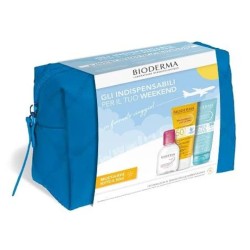 Foto ravvicinata di Bioderma Travel Kit Summer Holiday benessere pelle in viaggio 3x100ml Foto ravvicinata di Bioderma Travel Kit Summer Holiday benessere pelle in viaggio 3x100ml