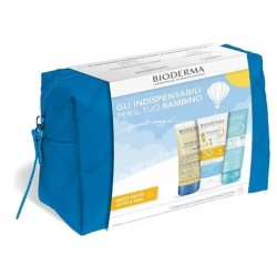 Confezione commerciale diBioderma Travel Kit Summer Kids protezione solare bambini 3x100ml