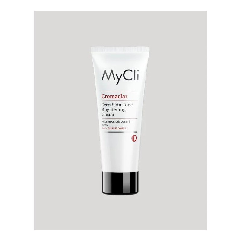 Confezione originale di Mycli Cromaclar Crema Depigmentante Uniformante Viso per Macchie e Colorito Uniforme 50ml
