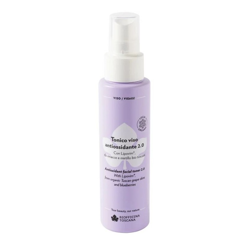 Immagine reale di Biofficina Toscana Tonico Antiossidante Viso 2.0 per Pelle Luminosa 100ml Immagine reale di Biofficina Toscana Tonico Antiossidante Viso 2.0 per Pelle Luminosa 100ml