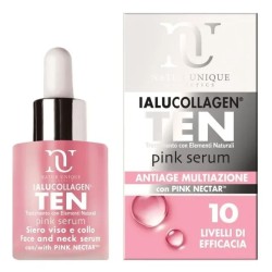 Packaging integro del prodotto Natur Unique Ialucollagen Ten Pink Serum Anti Age Illuminante per Pelle Luminosa e Idratata 5ml Packaging integro del prodotto Natur Unique Ialucollagen Ten Pink Serum Anti Age Illuminante per Pelle Luminosa e Idratata 5ml