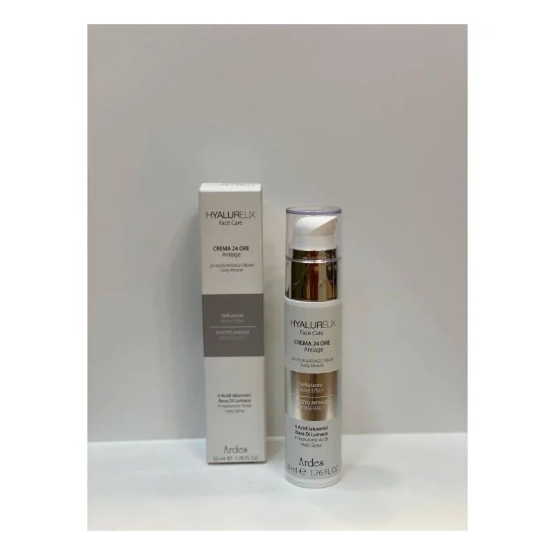 Aspetto del prodotto Ardes Hyalurelix Crema 24h Antiage Viso Idratante 50ml per Pelle Compatta e Luminosa