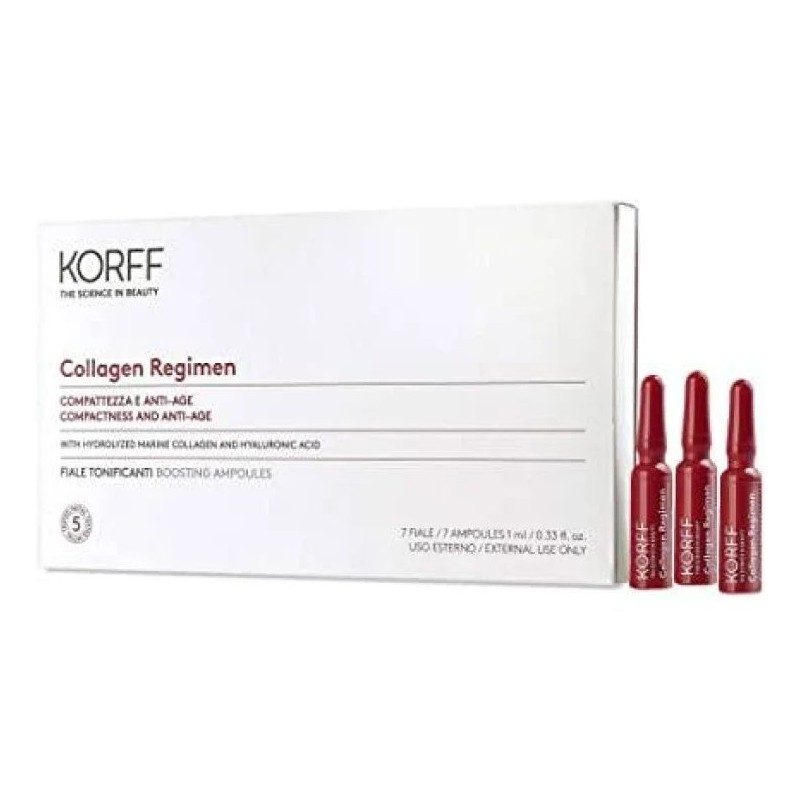 Scatola integra del prodotto Korff Regimen Fiale Tonificanti Antiage Collagene per Pelle Tonica ed Elastica 7 Fiale Scatola integra del prodotto Korff Regimen Fiale Tonificanti Antiage Collagene per Pelle Tonica ed Elastica 7 Fiale