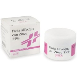Foto illustrativa del packaging di Pasta Acqua Con Zinco 25% barriera protettiva per pelli sensibili 100ml