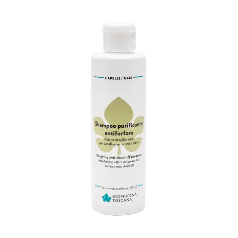 Foto esplicativa di Biofficina Toscana Shampoo Purificante Antiforfora per Forfora e Capelli Grassi 200ml Foto esplicativa di Biofficina Toscana Shampoo Purificante Antiforfora per Forfora e Capelli Grassi 200ml