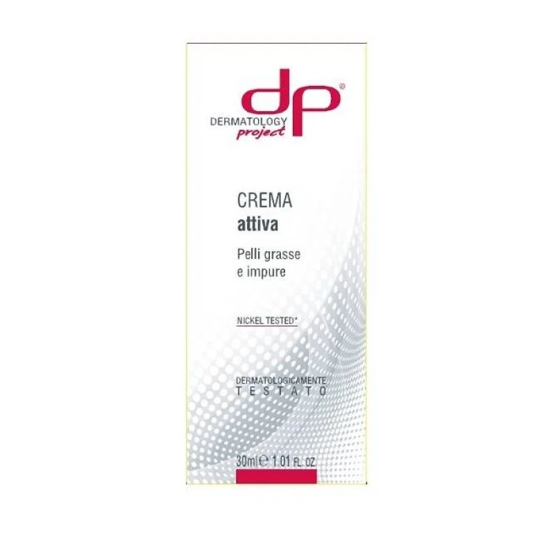 Foto esplicativa di Dp Crema Attiva Pelli Impure trattamento acne e pelle grassa 30ml Foto esplicativa di Dp Crema Attiva Pelli Impure trattamento acne e pelle grassa 30ml