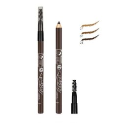 Pack ufficiale del prodotto Purobio Cosmetics Matita sopracciglia Tortora Scuro 28 per Definizione Naturale 1,3g