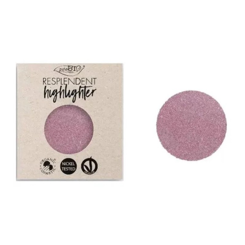 Aspetto del prodotto Purobio Cosmetic Illuminante Compatto Rosa Refill 02 per Viso Luminoso Refill da 9g Aspetto del prodotto Purobio Cosmetic Illuminante Compatto Rosa Refill 02 per Viso Luminoso Refill da 9g
