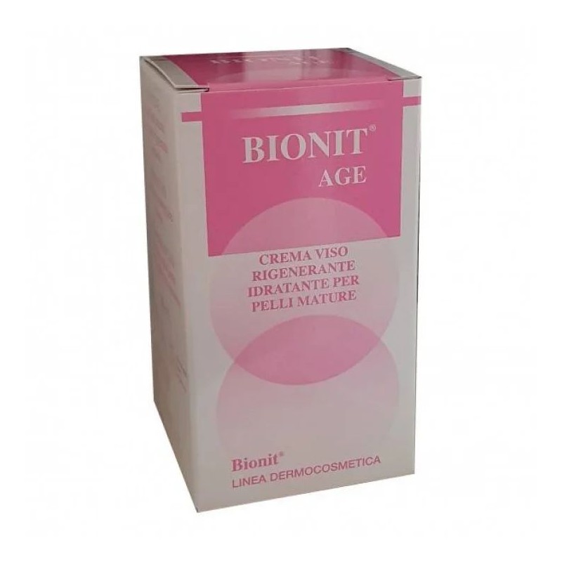 Packaging del prodotto Bionit Age Crema Viso Anti Age Notte rigenerante per pelle matura 50ml