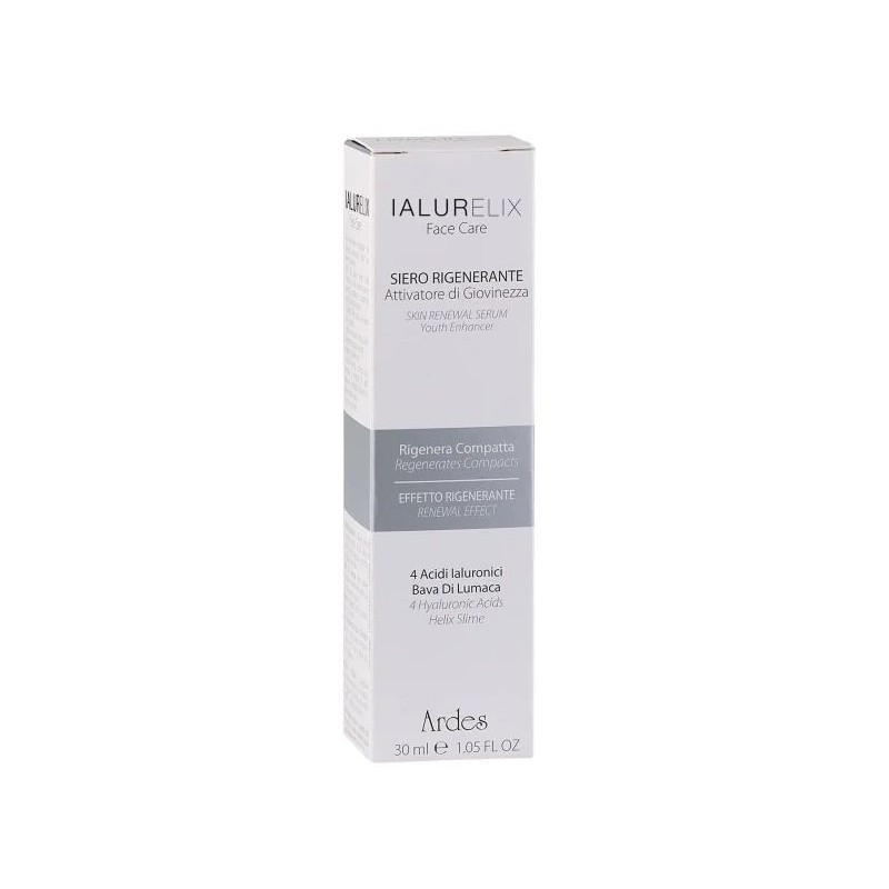 Primo piano di Ardes Hyalurelix Siero Rigenerante Antietà Viso per Pelle Giovane e Idratata 30ml