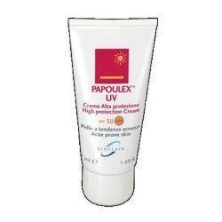 Packaging integro del prodotto Papulex UV Crema Protezione Alta Acne per Pelle Acneica SPF 30 50ml