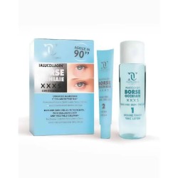 Dettaglio del packaging di Natur Unique Ialucollagen Borse e Occhiaie trattamento rapido per borse e occhiaie lozione tonica 30m Dettaglio del packaging di Natur Unique Ialucollagen Borse e Occhiaie trattamento rapido per borse e occhiaie lozione tonica 30m