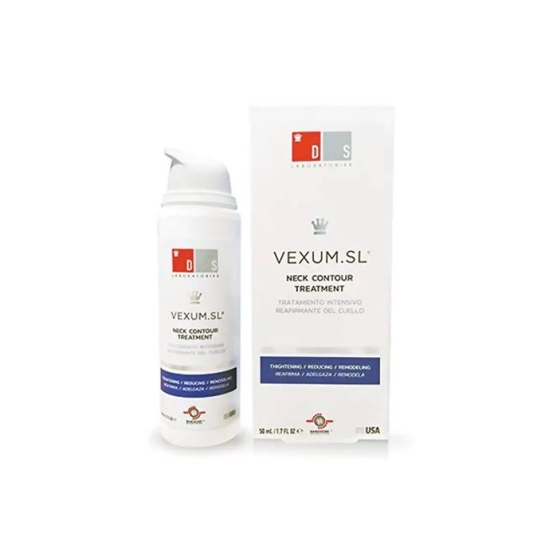 Vista del prodotto: Ds Laboratories Vexum SL Crema Doppio Mento per Riduzione Doppio Mento e Rassodamento Collo 50ml